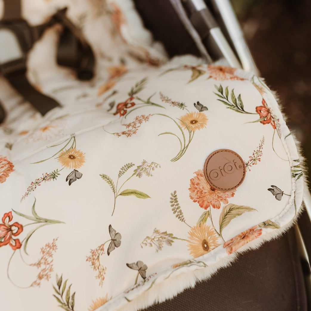 Cozy Fleece Stroller Liner - Wildflower
