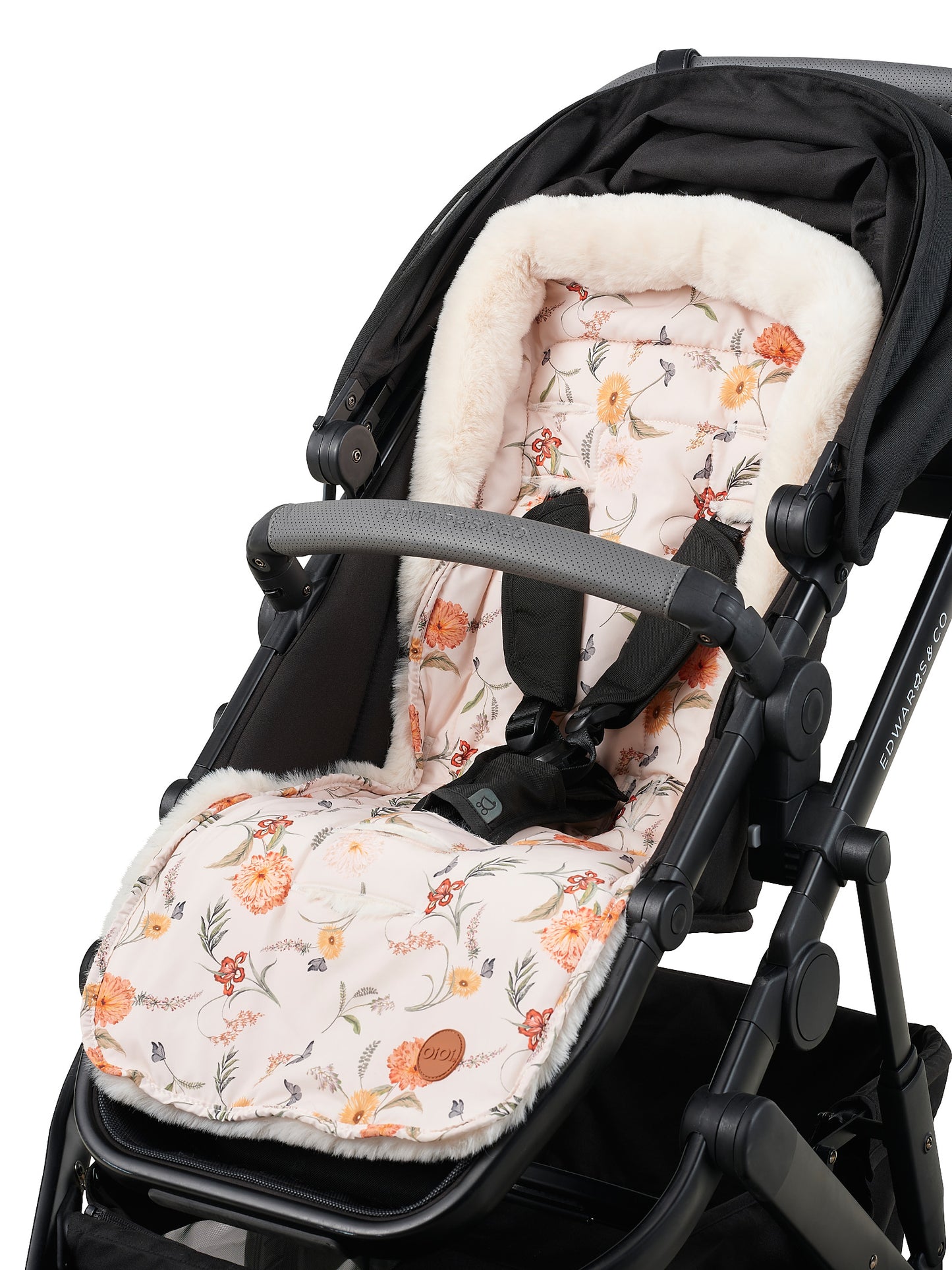 Cozy Fleece Stroller Liner - Wildflower