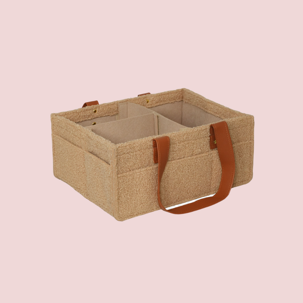 MINI Teddy Bunnie Caddie - Nursery Organiser in Tan