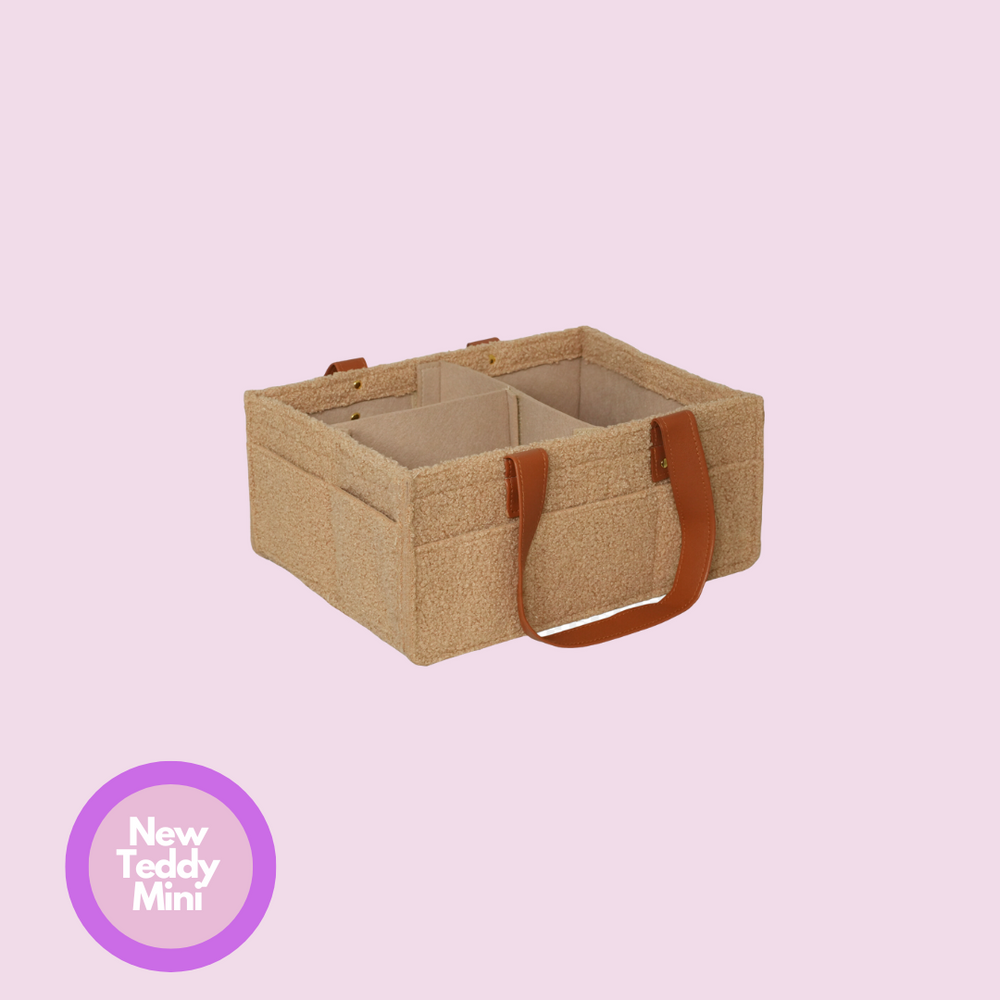 MINI Teddy Bunnie Caddie - Nursery Organiser in Tan
