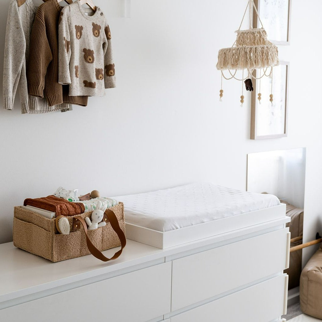 MINI Teddy Bunnie Caddie - Nursery Organiser in Tan
