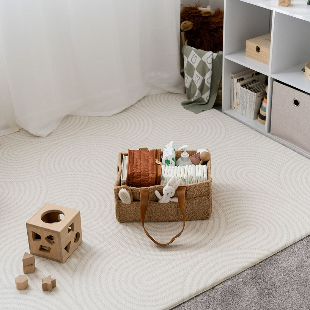 MINI Teddy Bunnie Caddie - Nursery Organiser in Tan