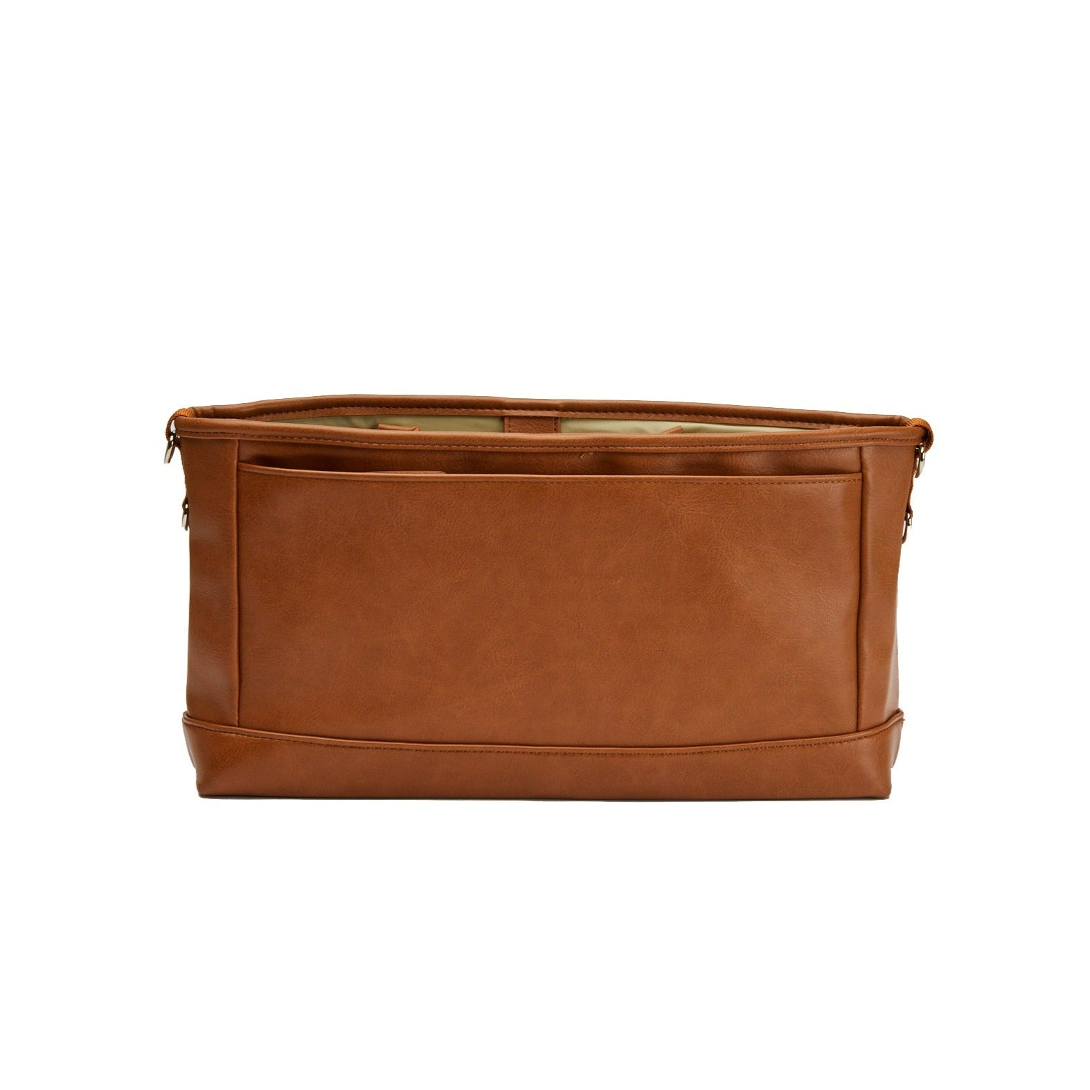 Signature Stroller and Pram Organiser/Caddy - Tan Vegan Leather