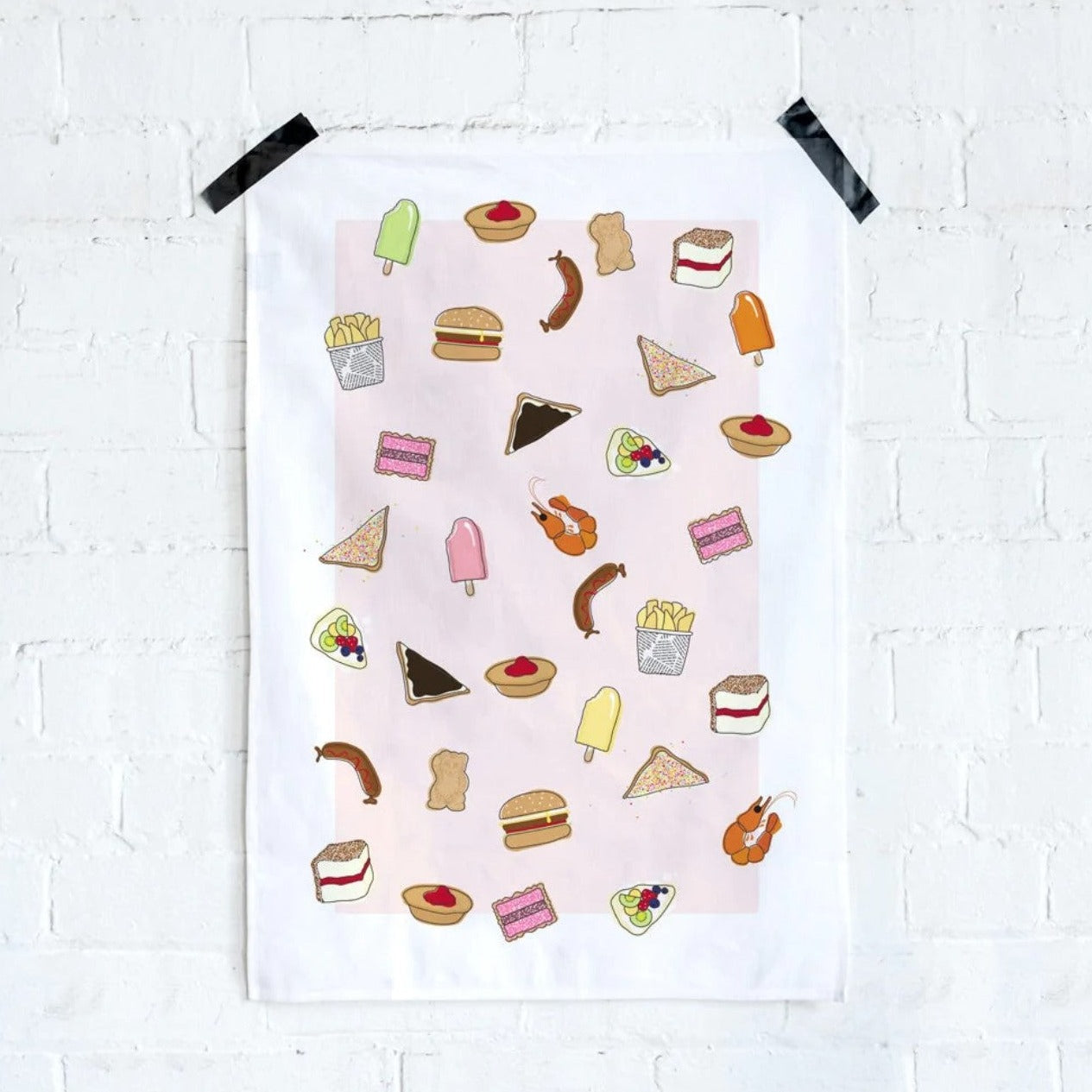 Aussie Foods Tea Towel