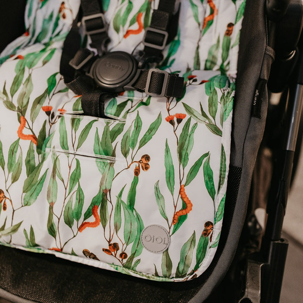 Reversible Stroller Liner - Eucalyptus