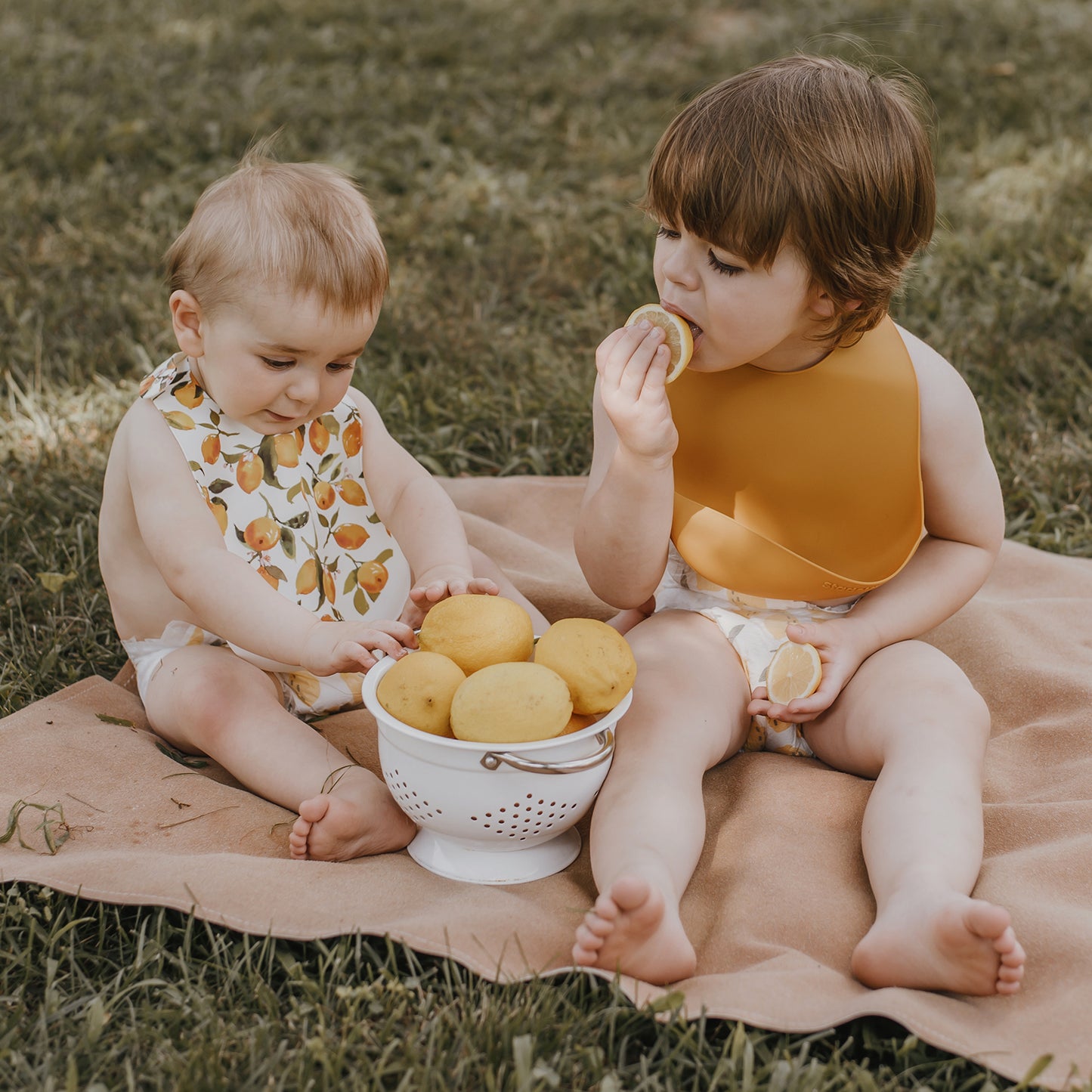 Citrus Silicone Bibs