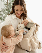 Signature Backpack - Beige Nylon