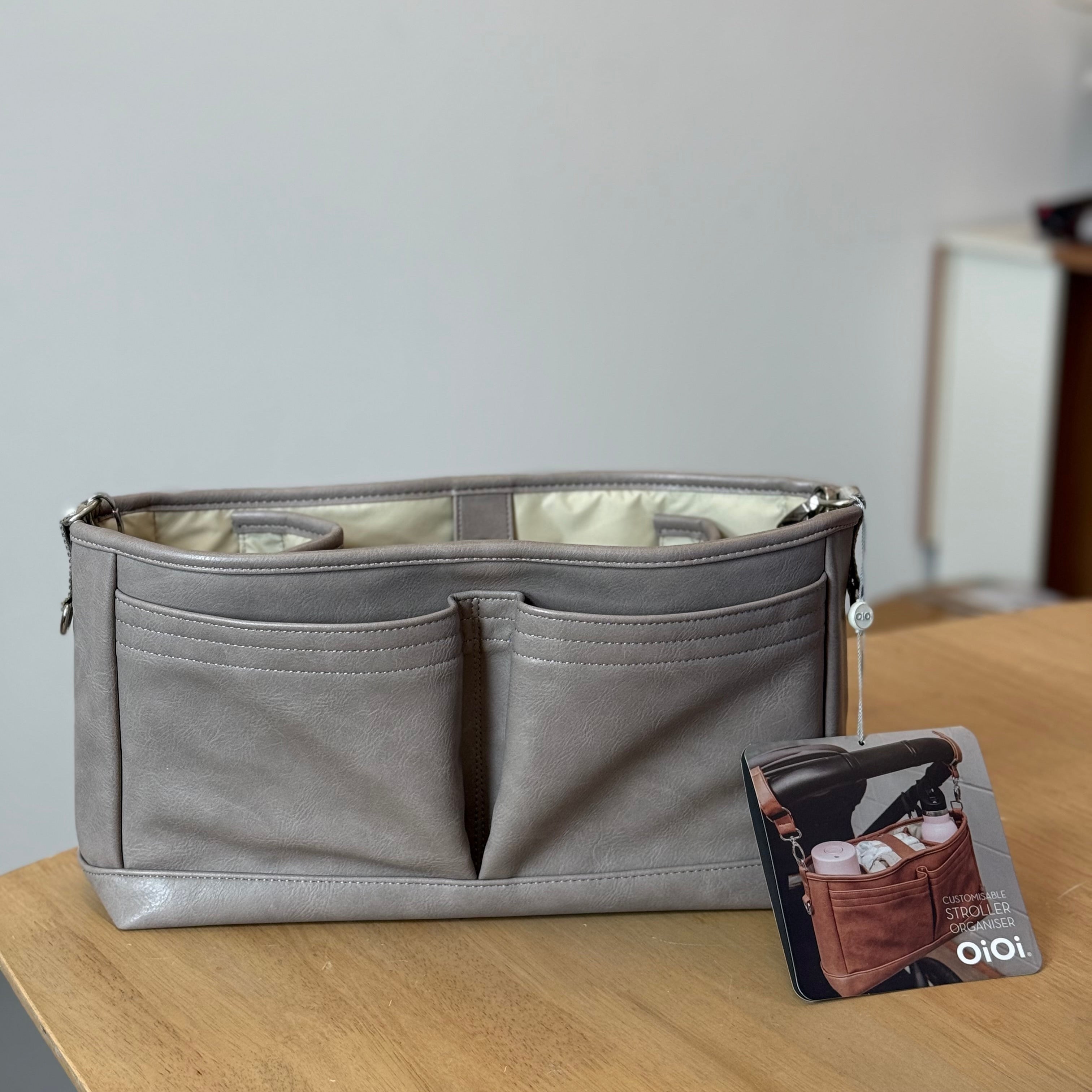 A09 Signature Stroller Organiser in Taupe