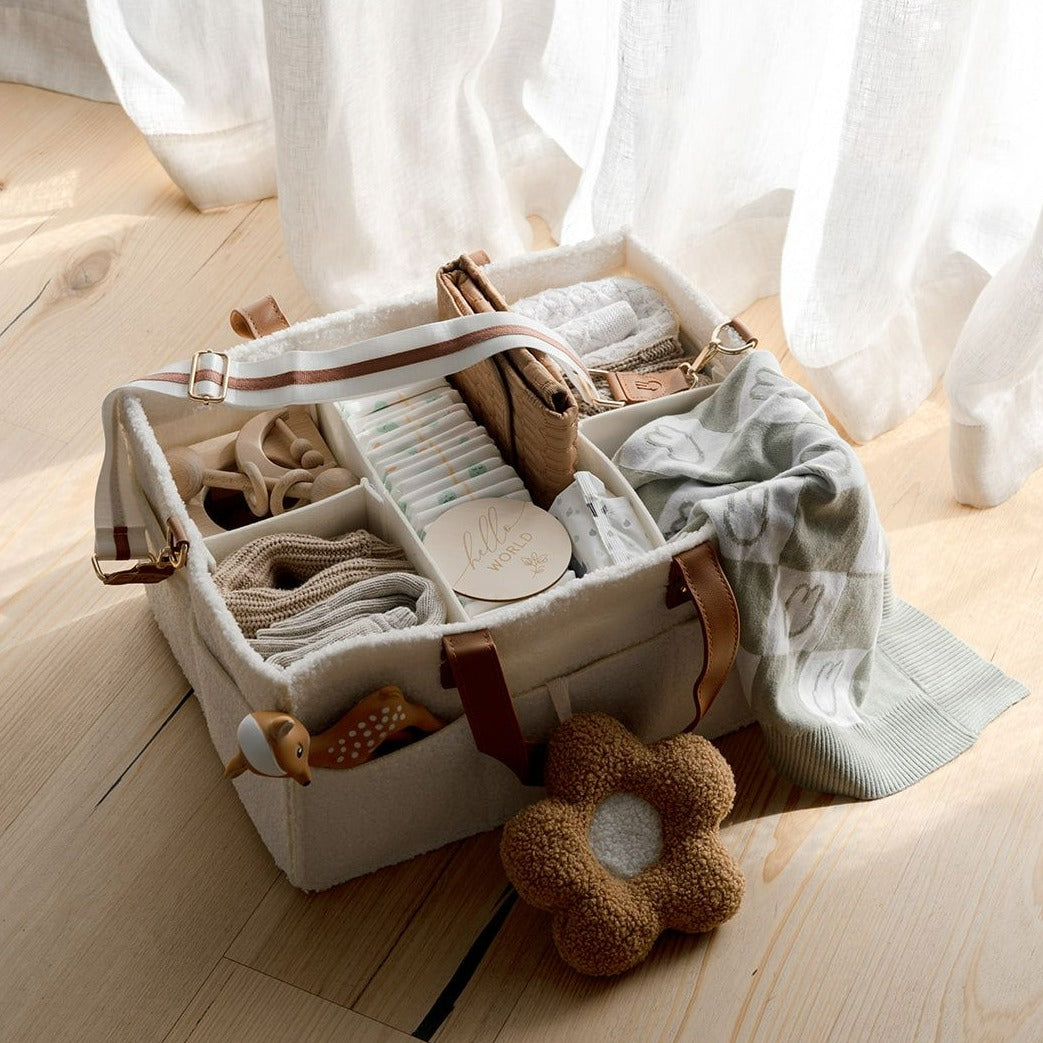 Teddy Bunnie Caddie - Nursery Organiser in Cream