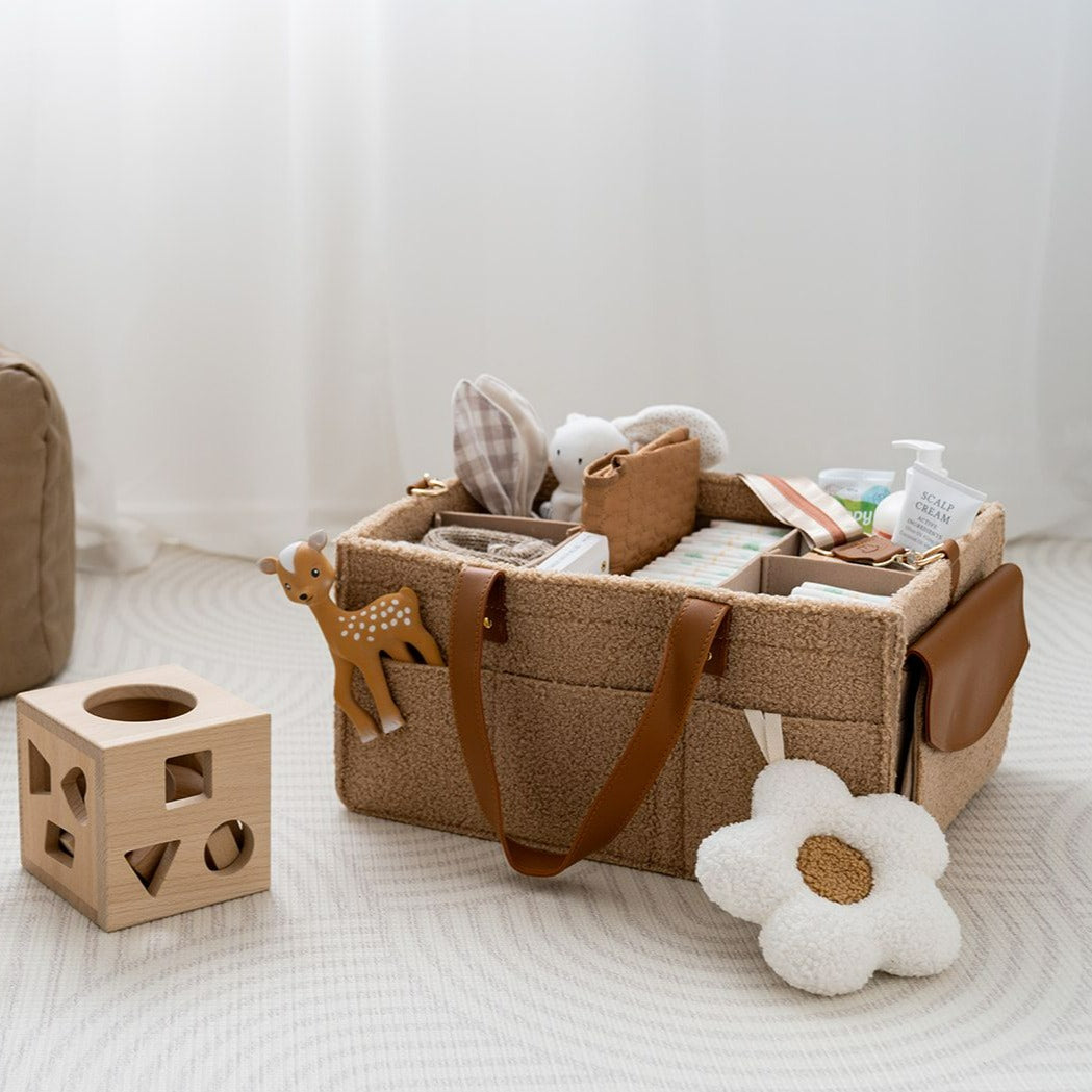 Teddy Bunnie Caddie - Nursery Organiser in Tan