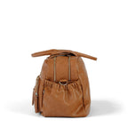 Carry All Diaper Bag - Tan Vegan Leather
