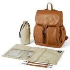 Signature Backpack - Tan Vegan Leather