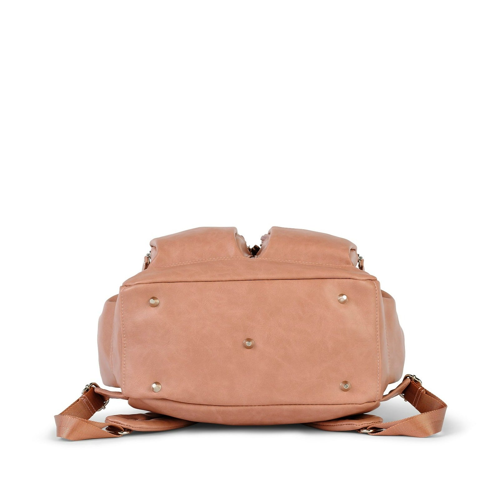 Signature Diaper Backpack - Dusty Rose Vegan Leather