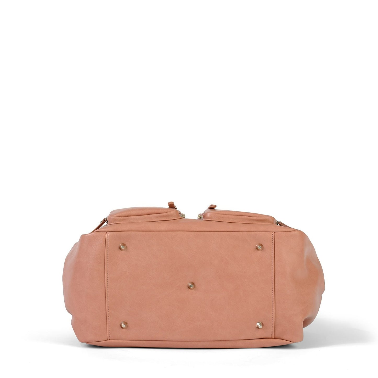 Carry All Diaper Bag - Dusty Rose Vegan Leather