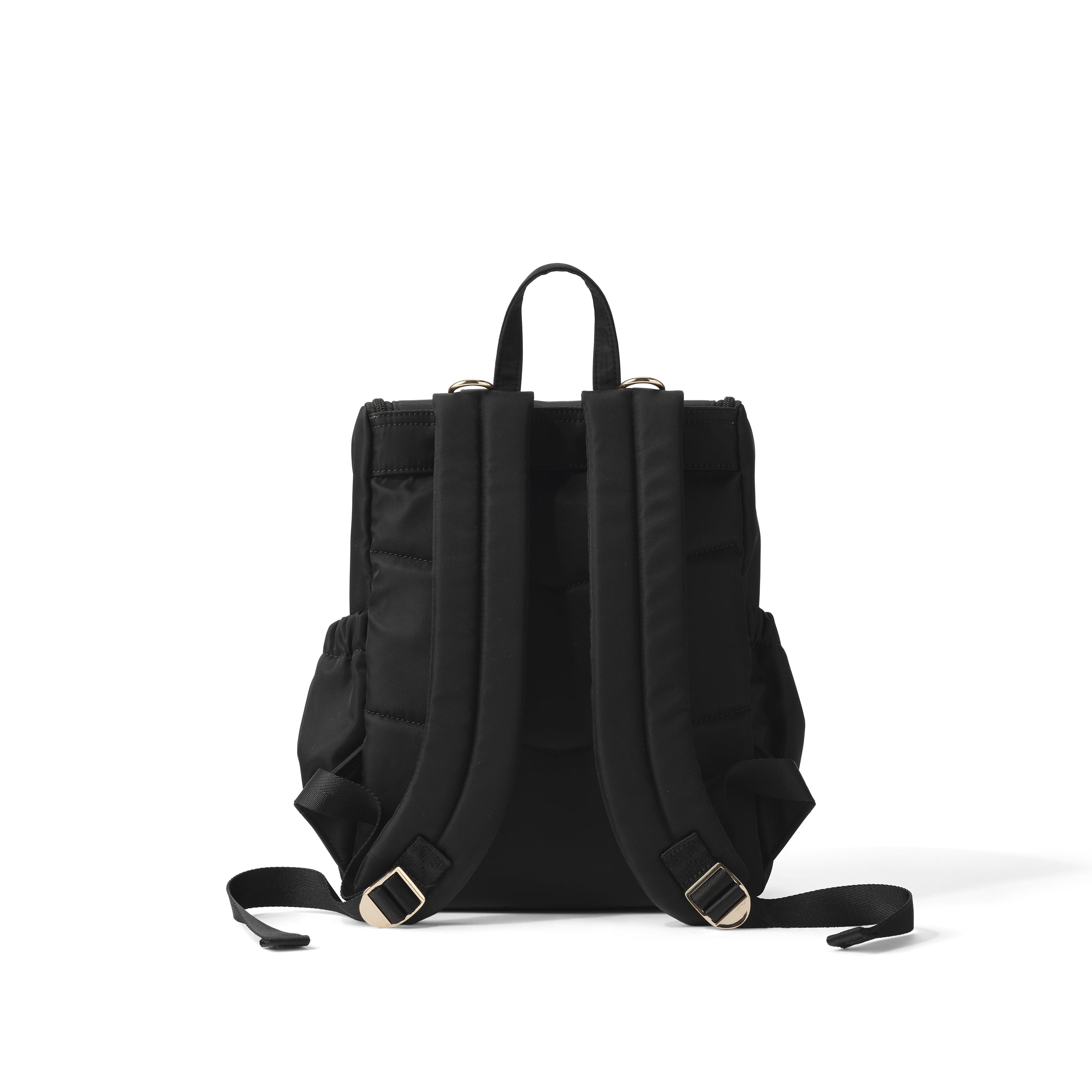 Mini Signature Backpack - Black Nylon