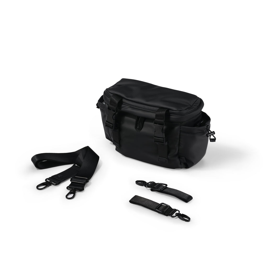AS-IS: Traveller Stroller and Pram Organiser/Caddy - Black Weatherproof Bubsmamy