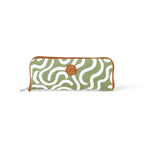 Fold-Up Shopping Tote - Green Squiggle