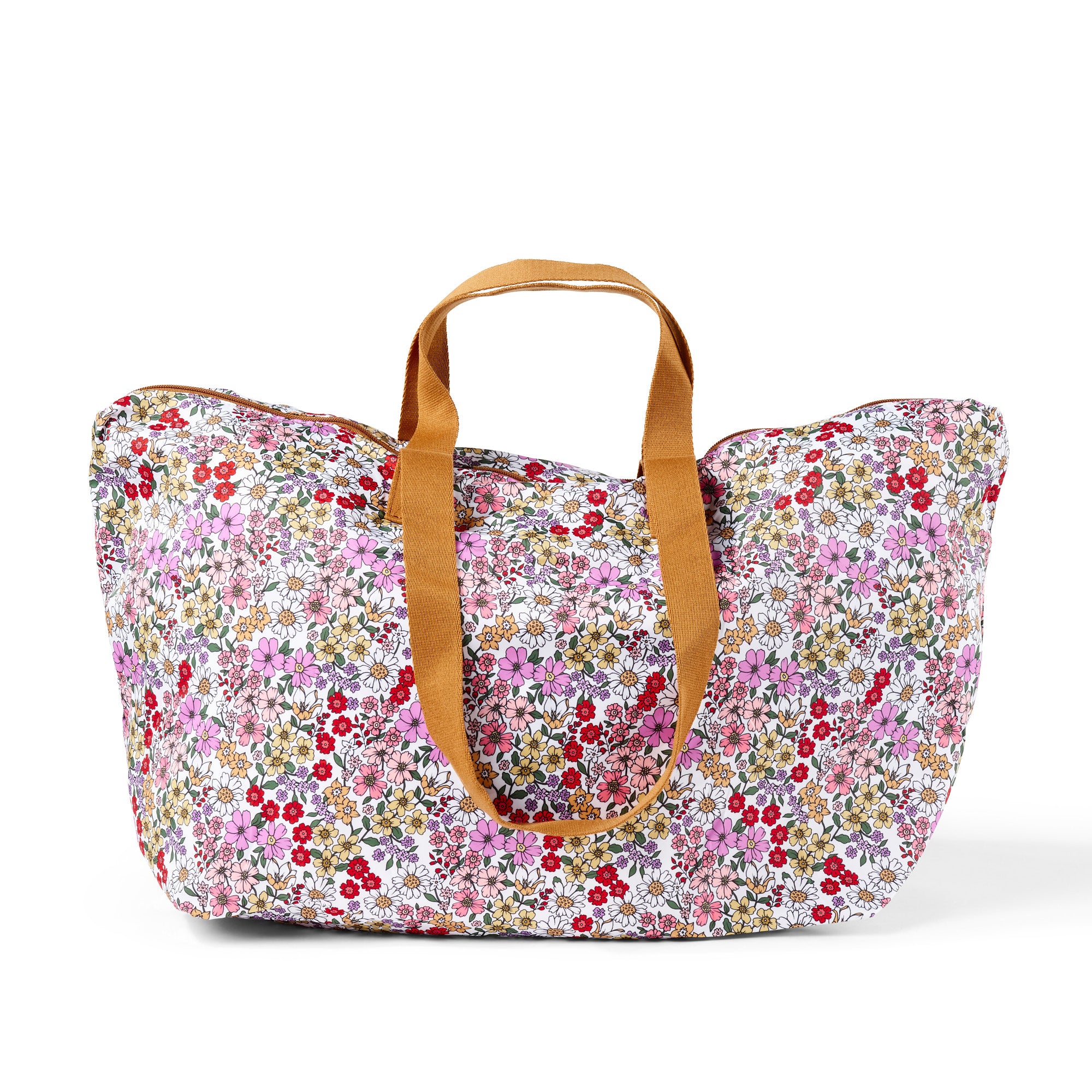 Fold-Up Shopping Tote - Daisy