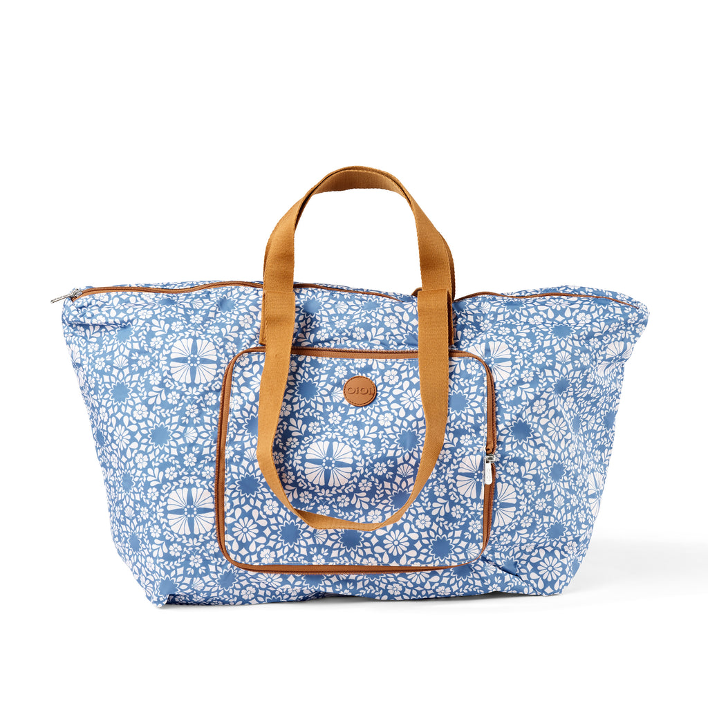 Fold-Up Shopping Tote - Moroccan Tiles