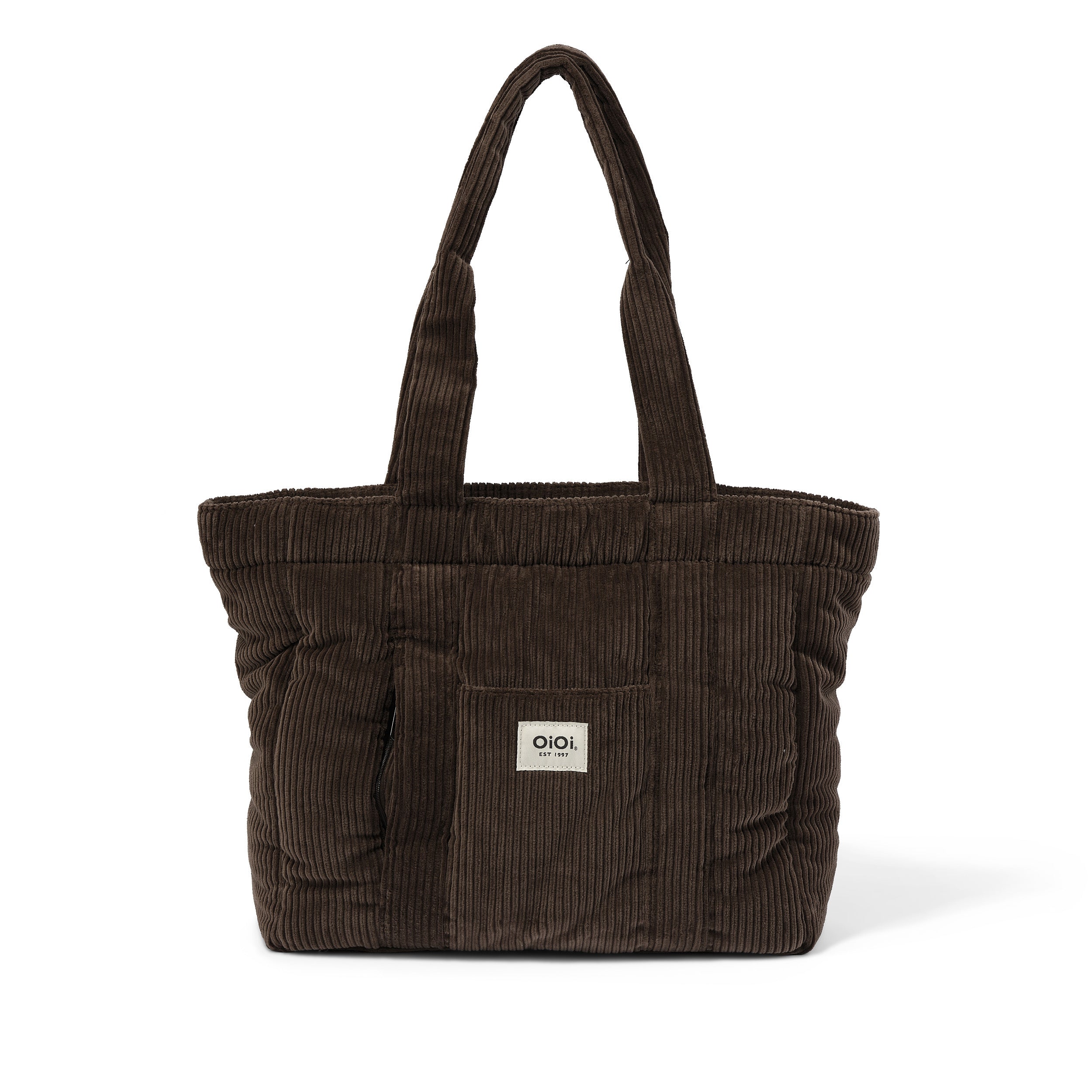 Everyday Tote - Chocolate Brown Corduroy OiOi