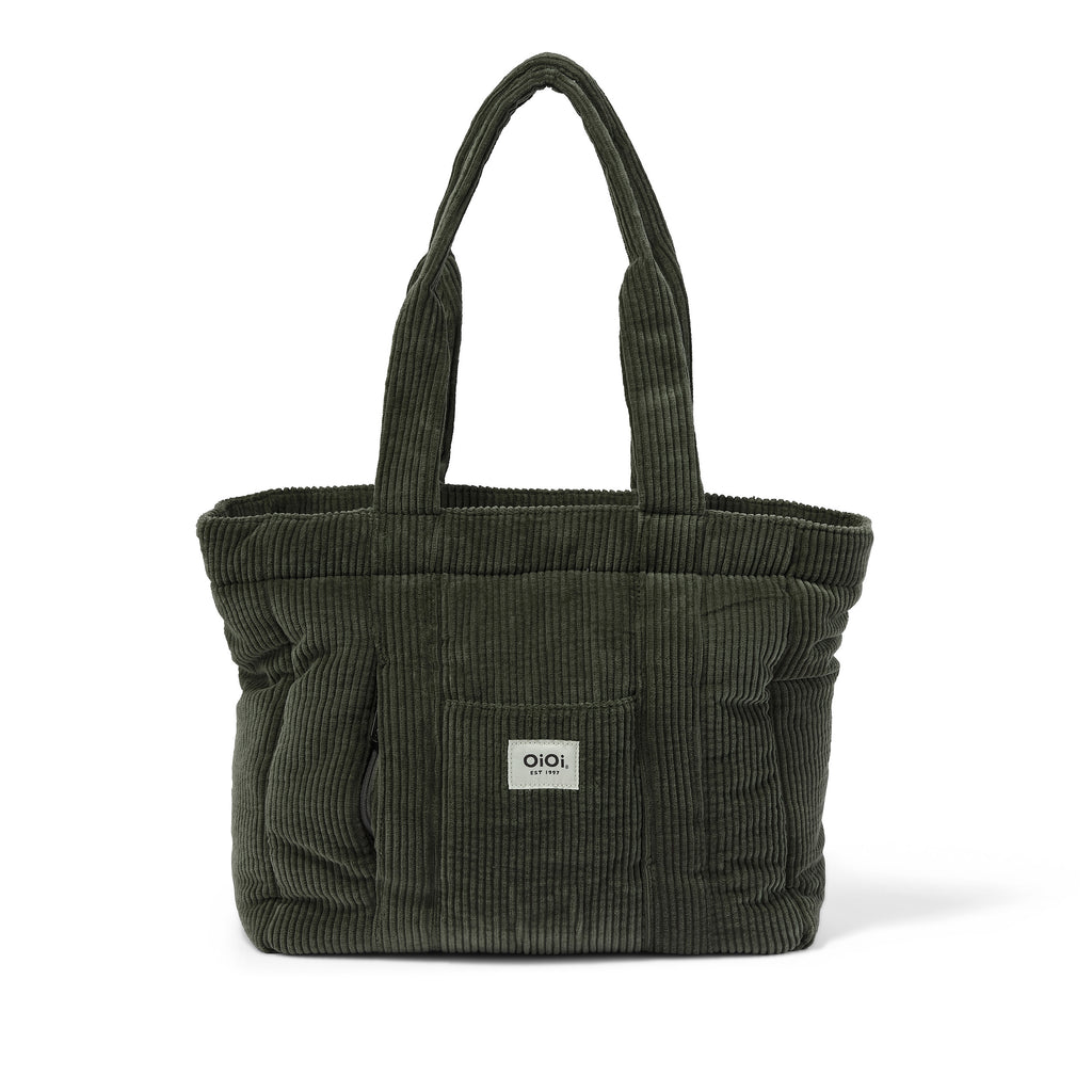 Everyday Tote - Moss Green Corduroy OiOi