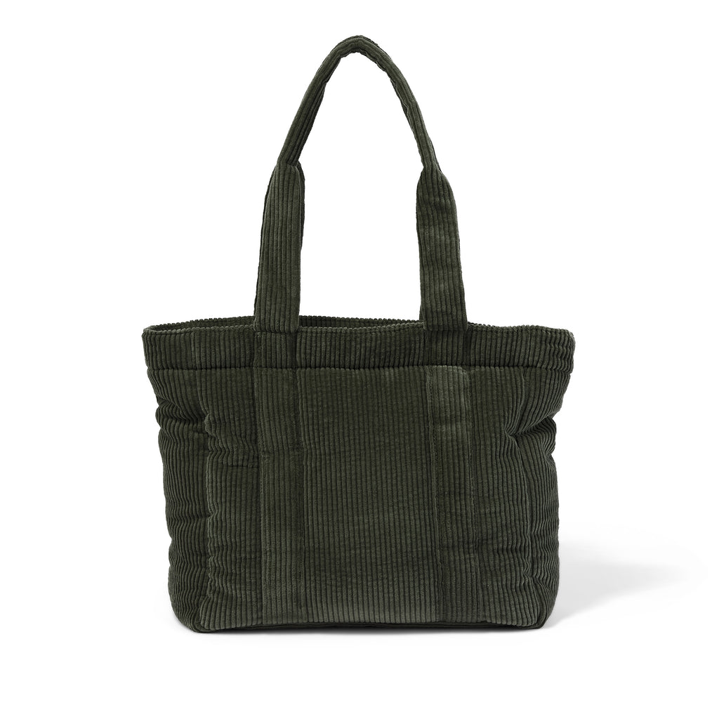 Everyday Tote - Moss Green Corduroy OiOi