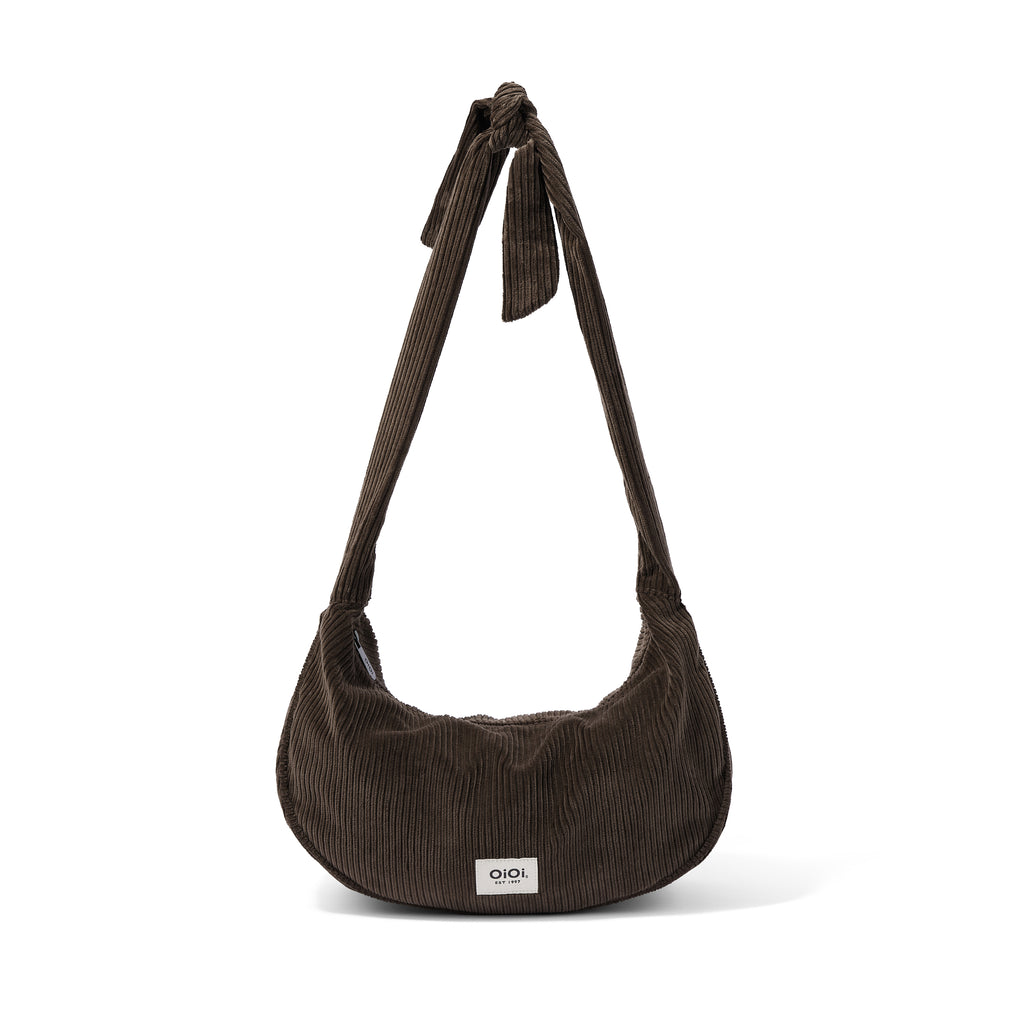 Luna Crossbody - Chocolate Brown Corduroy OiOi
