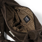 Luna Crossbody - Chocolate Brown Corduroy OiOi