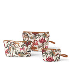 Packing Pouch Trio - Jungle White