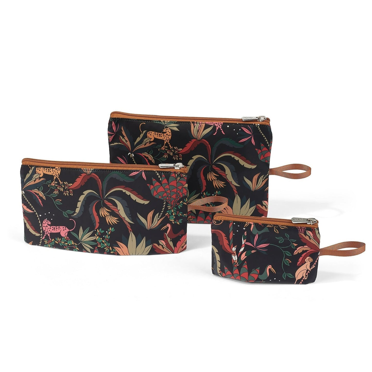 Packing Pouch Trio - Jungle Black