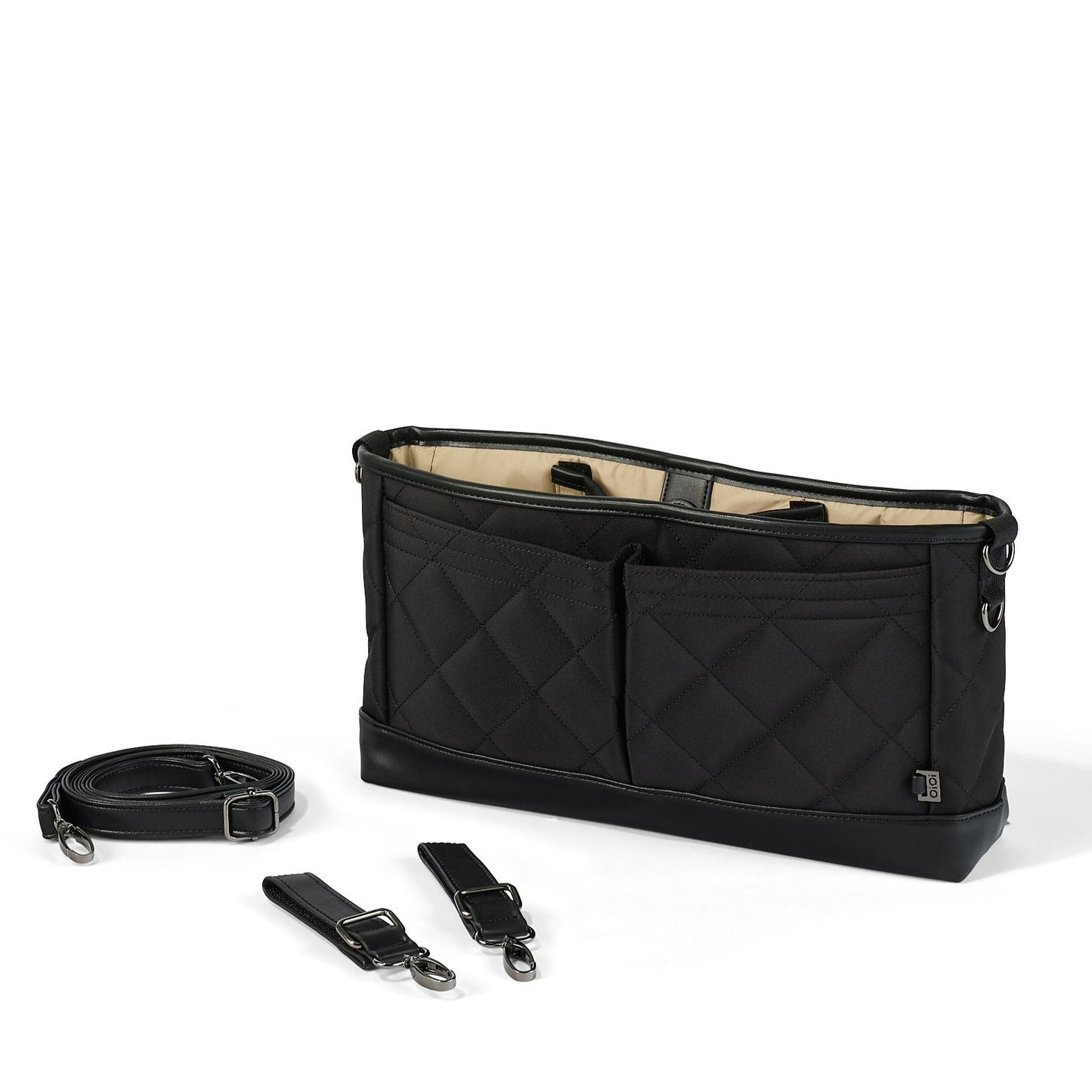 Signature Stroller and Pram Organiser/Caddy - Black Diamond Quilt