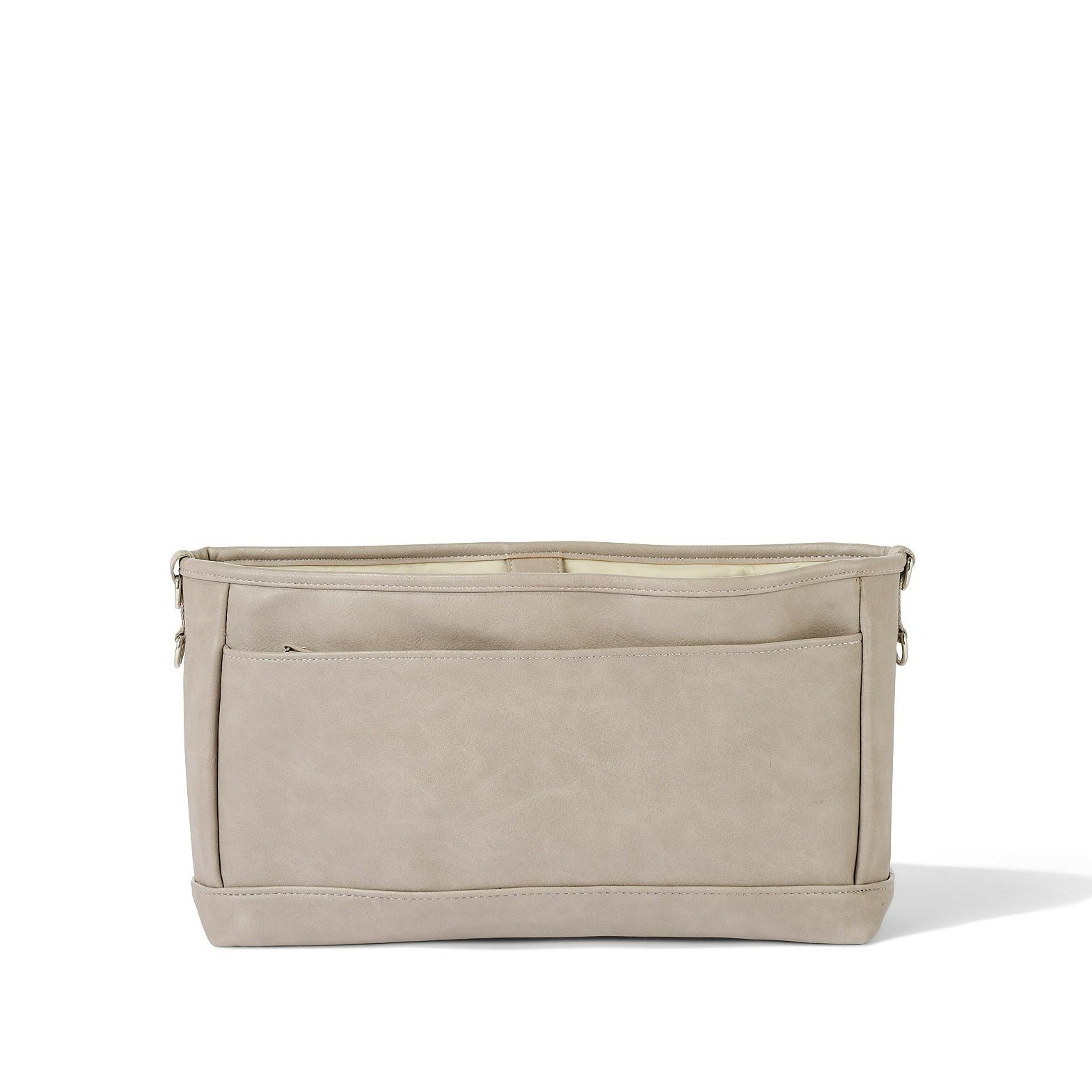 Signature Stroller and Pram Organiser/Caddy - Taupe Vegan Leather