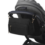 Multitasker Stroller and Pram Organiser/Caddy - Black Nylon