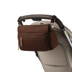 Multitasker Stroller and Pram Organiser/Caddy - Chocolate Nylon