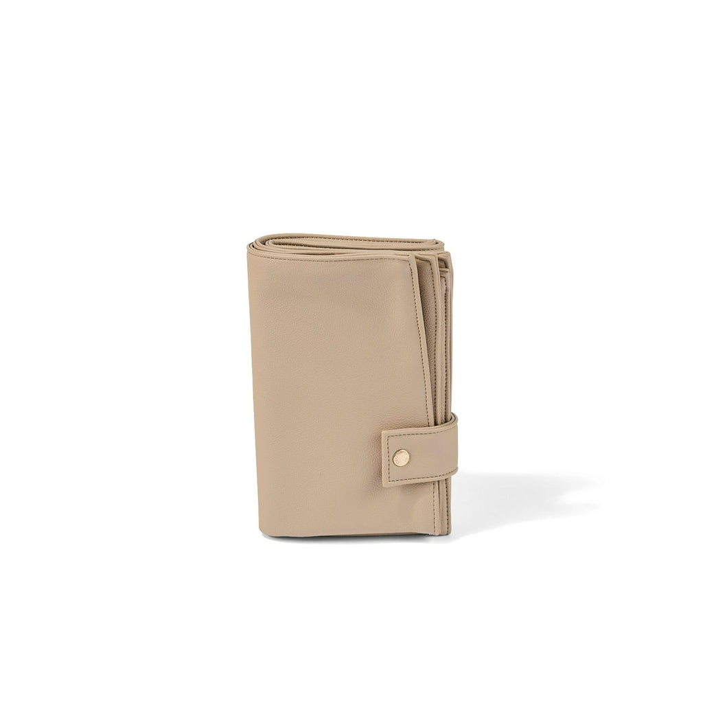 Diaper Changing Pouch - Oat Vegan Leather