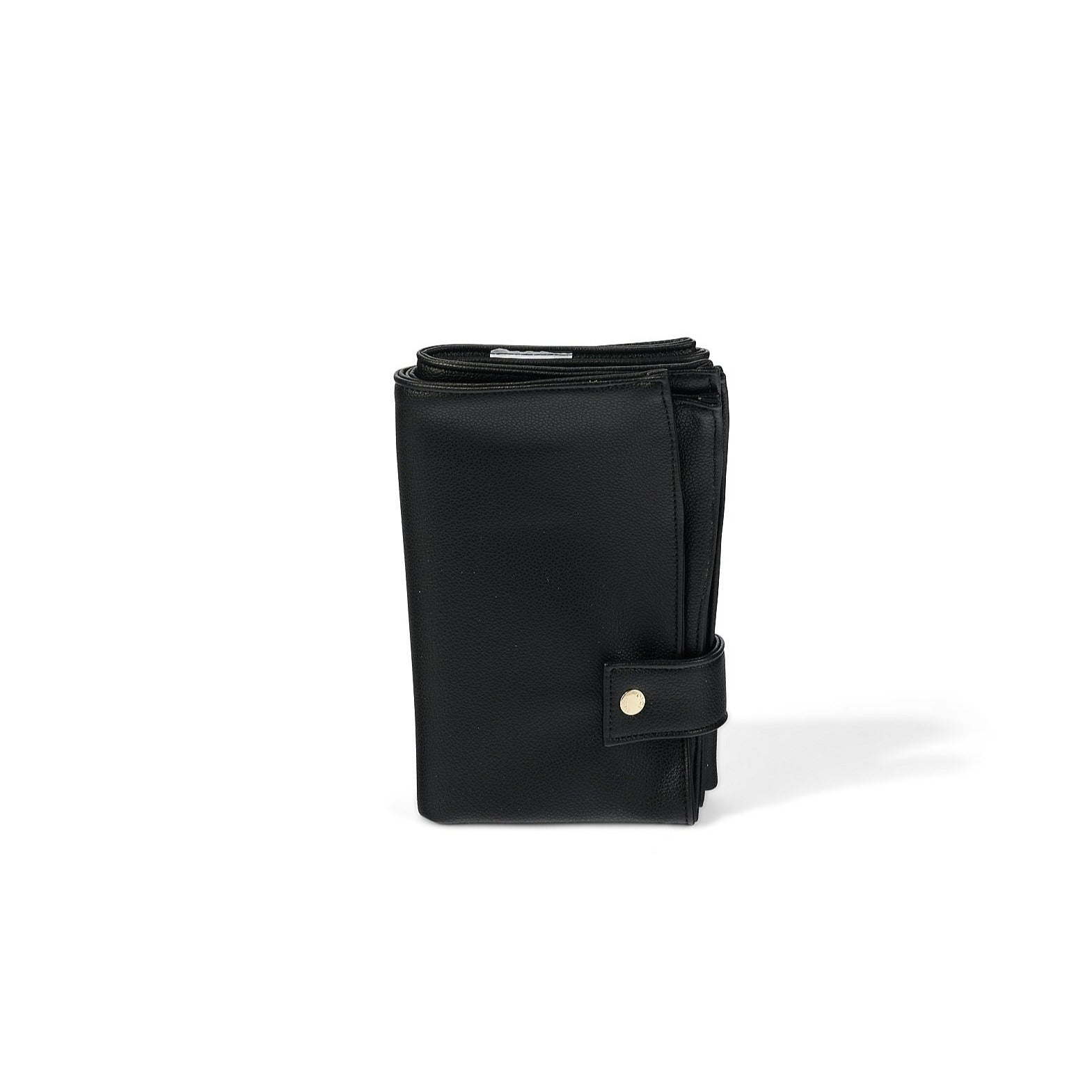 Diaper Changing Pouch - Black Vegan Leather
