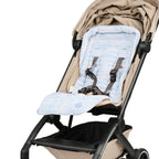 Reversible Stroller Liner -  Seashells/Stripe