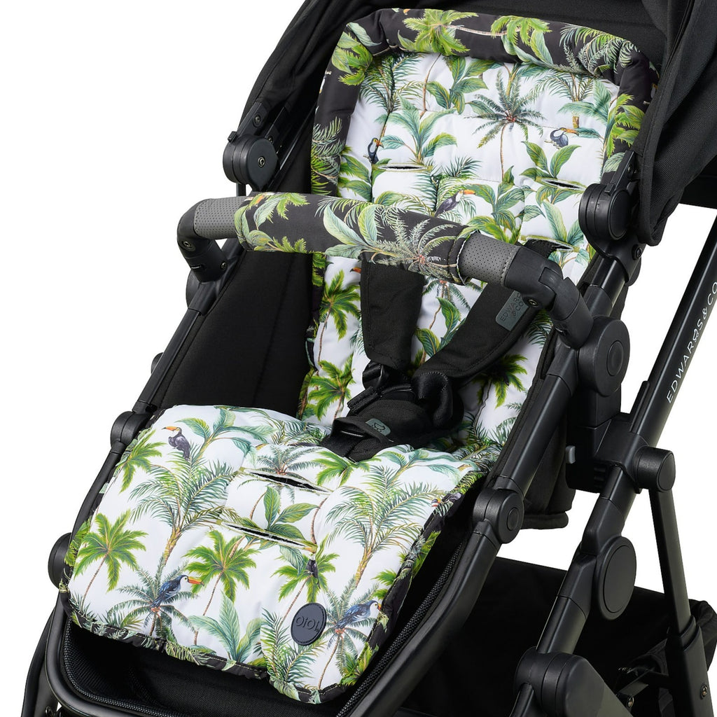AS-IS Stroller Strap Cover Set - Tropical