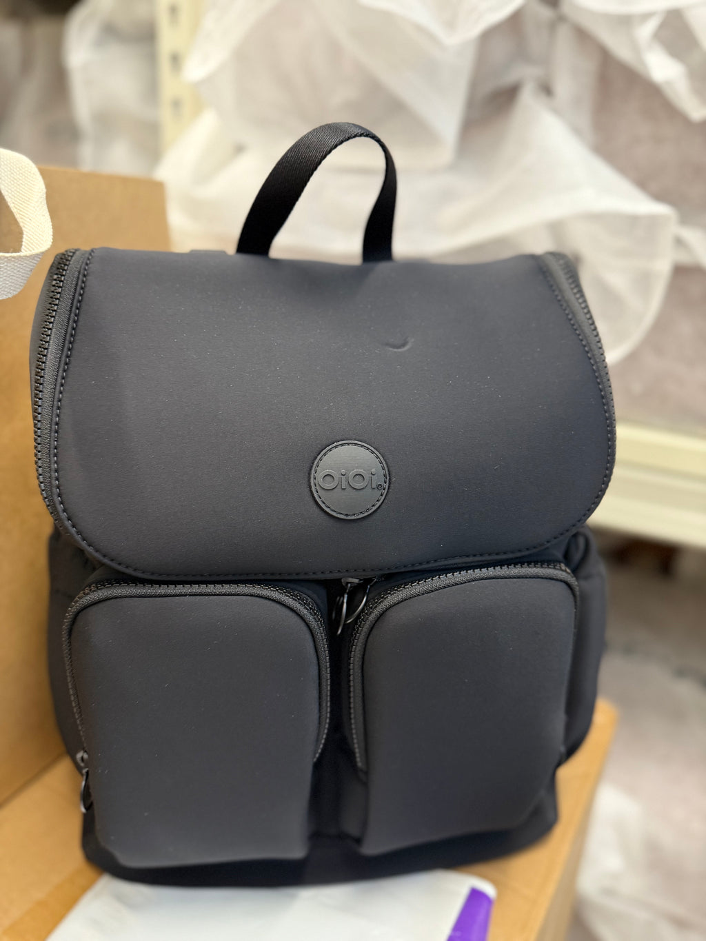 AS-IS Signature Backpack - Black Neoprene