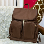 Signature Backpack - Chocolate Nylon
