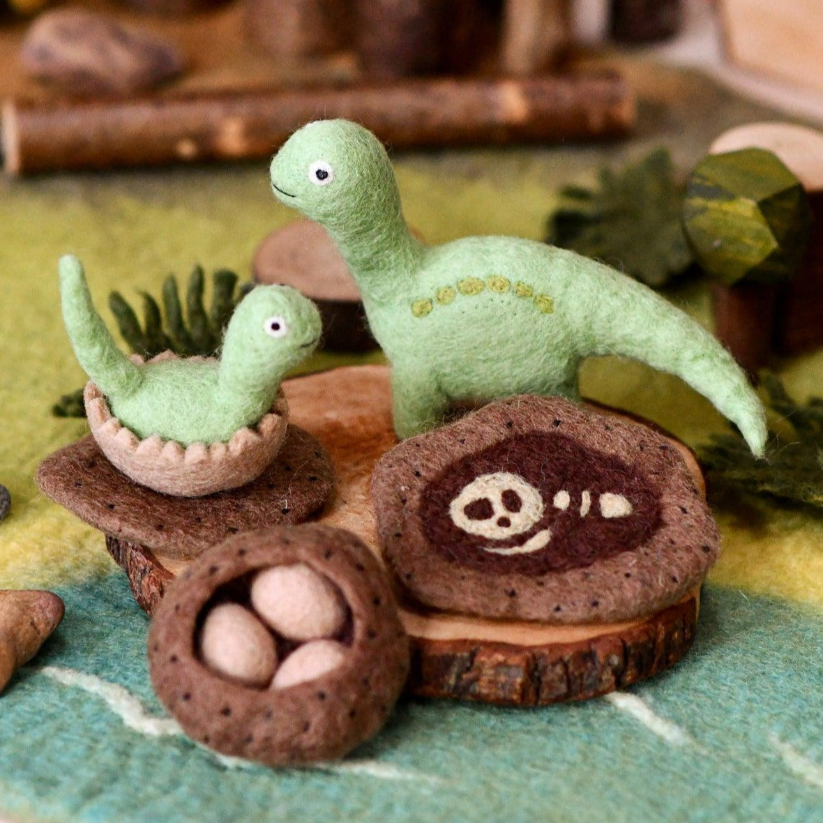 Life Stages of a Dinosaur Brontosaurus