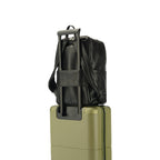 Multitasker Travel Backpack - Black Vegan Leather