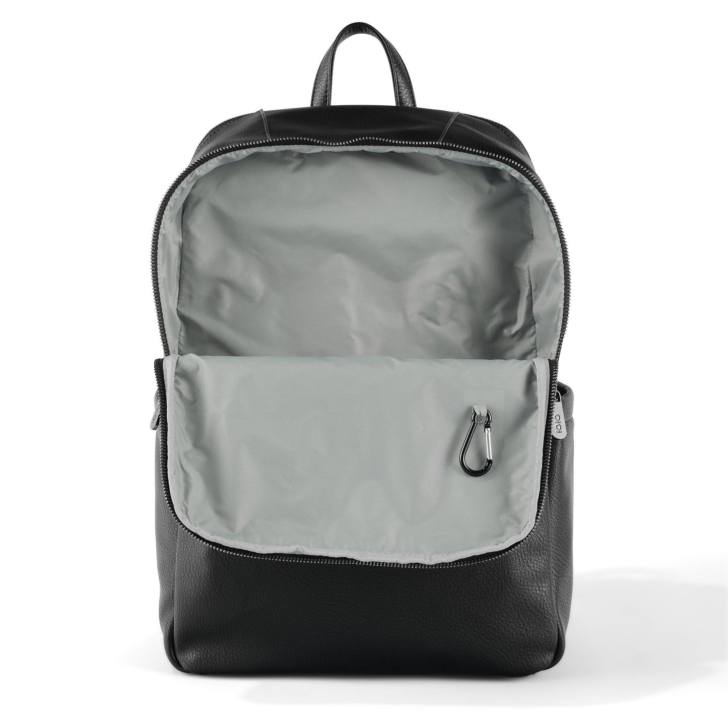 Multitasker Diaper Backpack - Black Vegan Leather