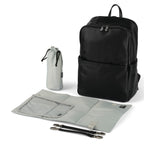 Multitasker Travel Backpack - Black Vegan Leather