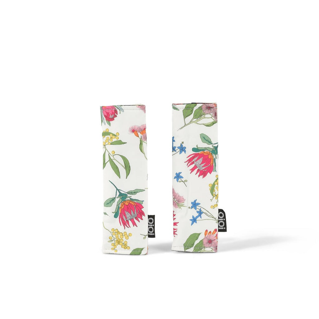 Stroller Strap Cover Set - Botanical (Navy/White)