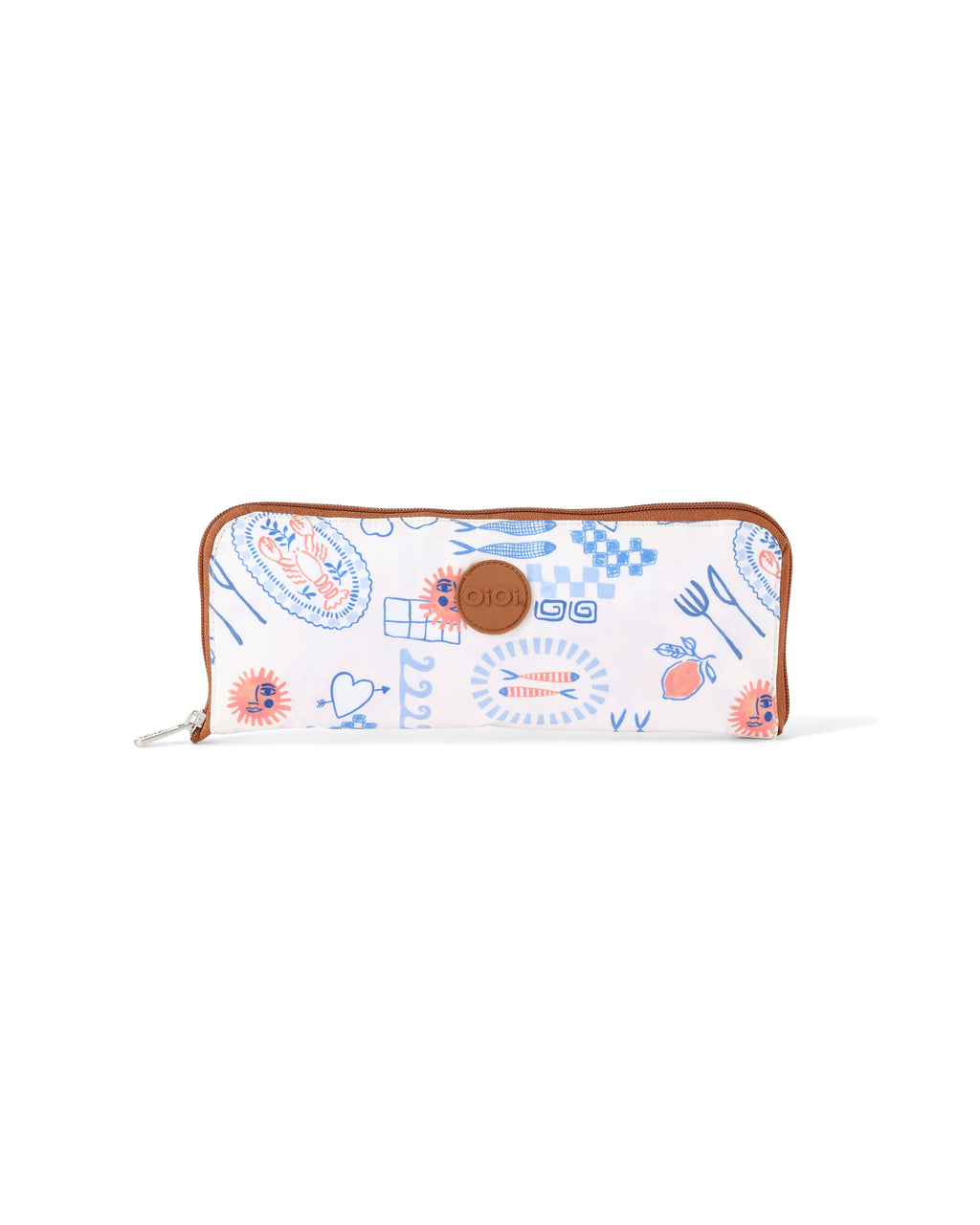 Fold-Up Shopping Tote - Mediterranean