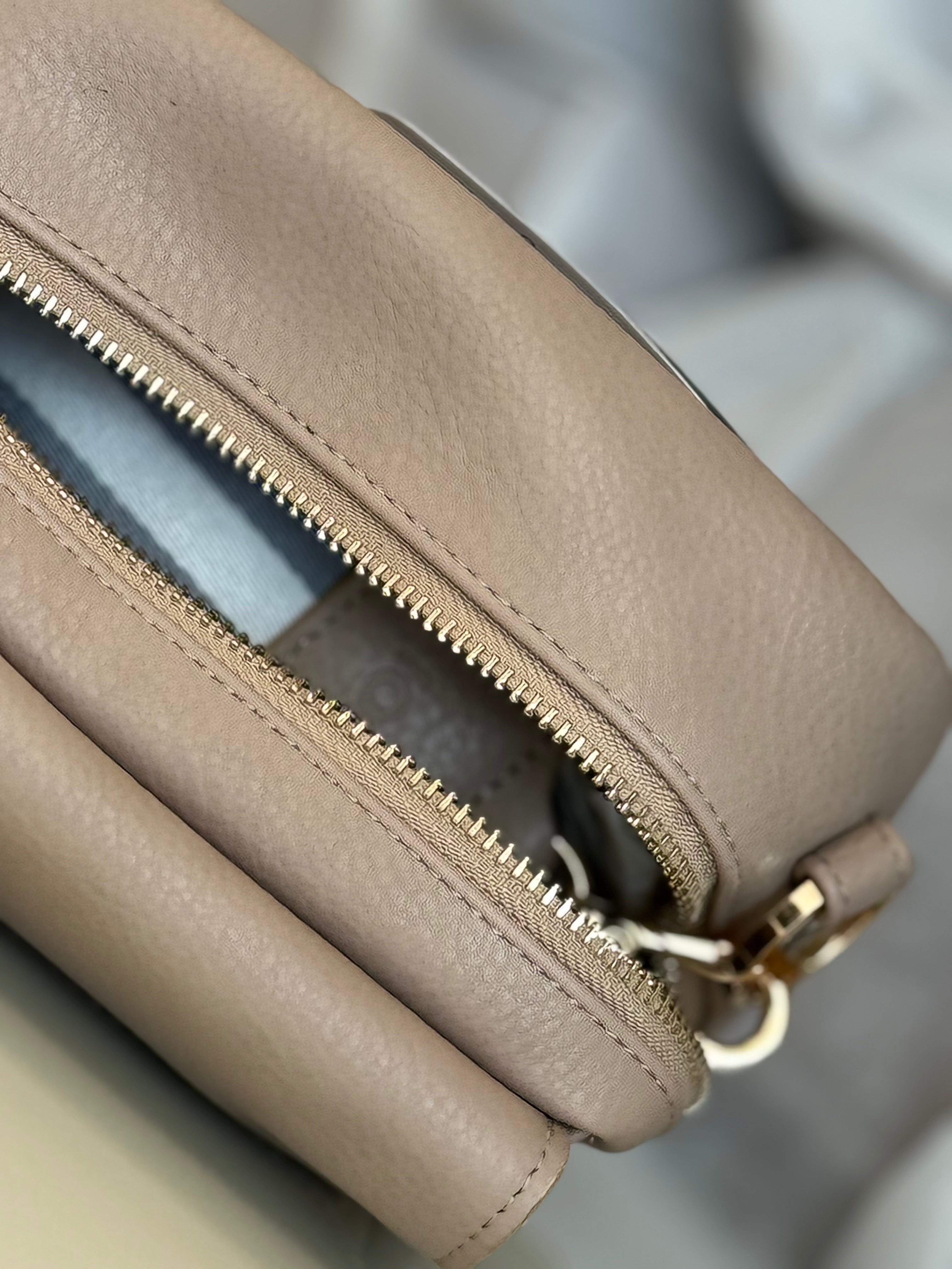 AS-IS Playground Cross-Body Bag - Oat Dimple Vegan Leather (slight defect)