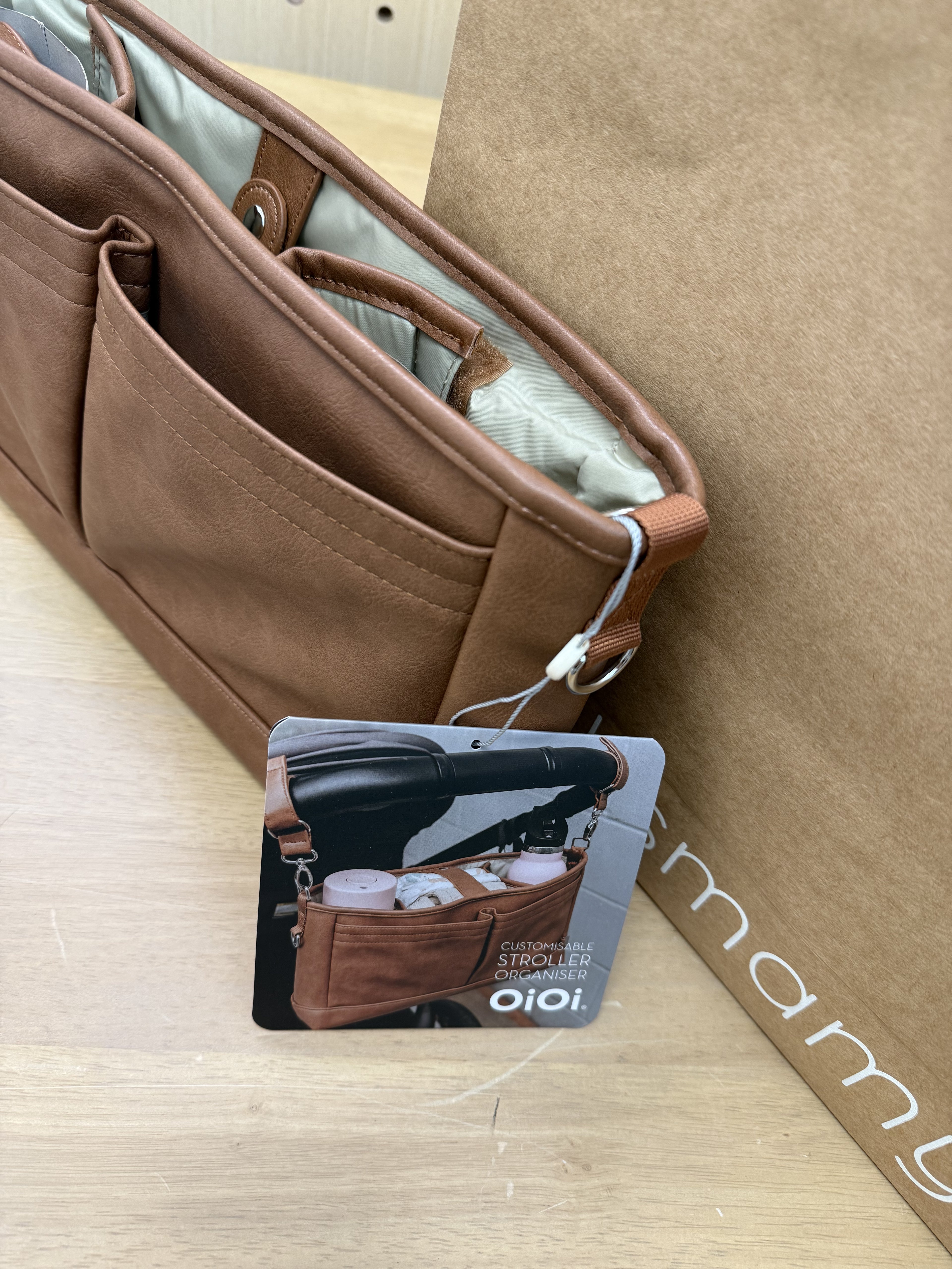 A05 Signature Stroller Organiser/Bag with missing stroller clips