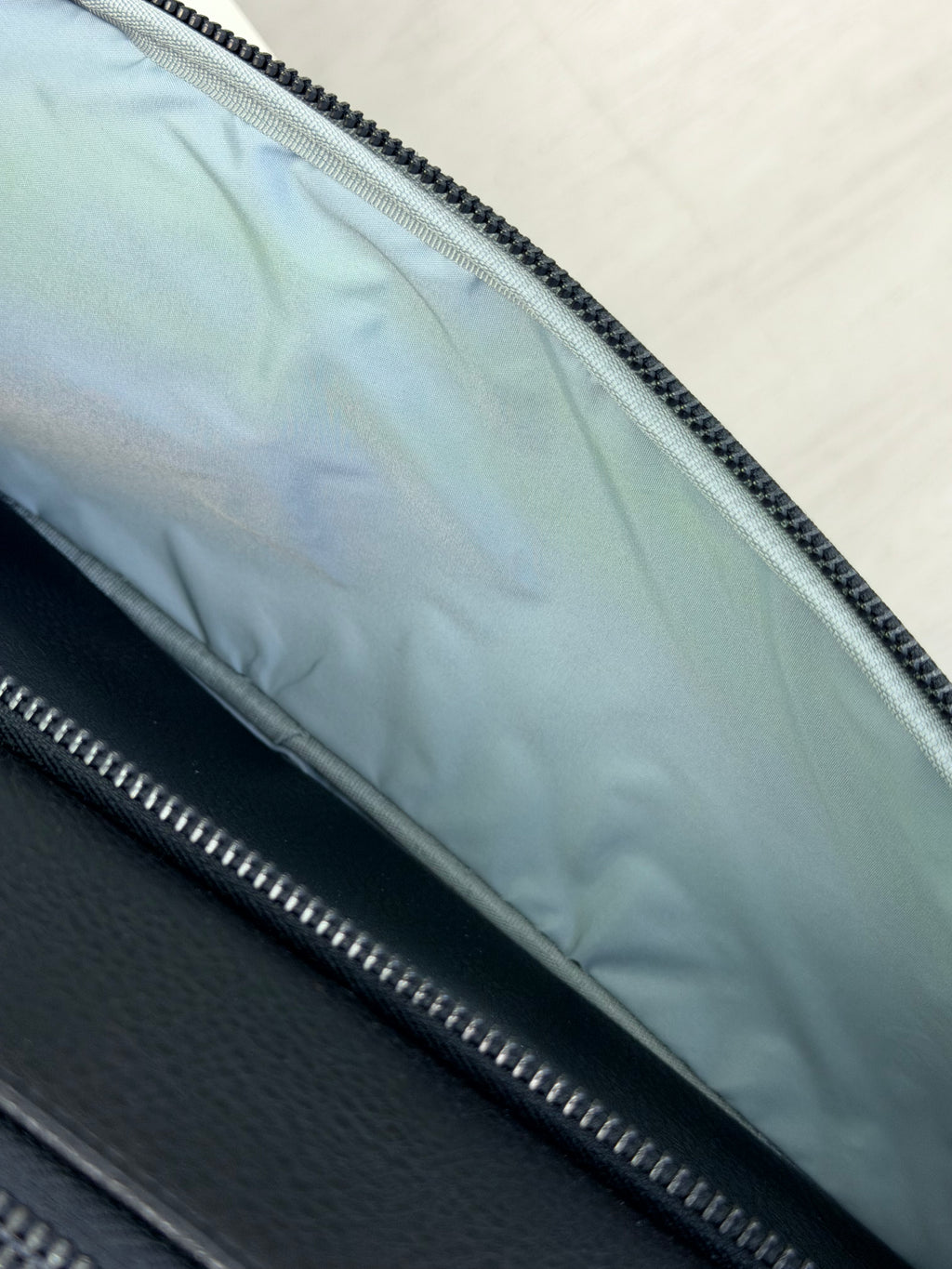 AS-IS: Multitasker Stroller and Pram Organiser/Caddy - Black Vegan Leather Bubsmamy