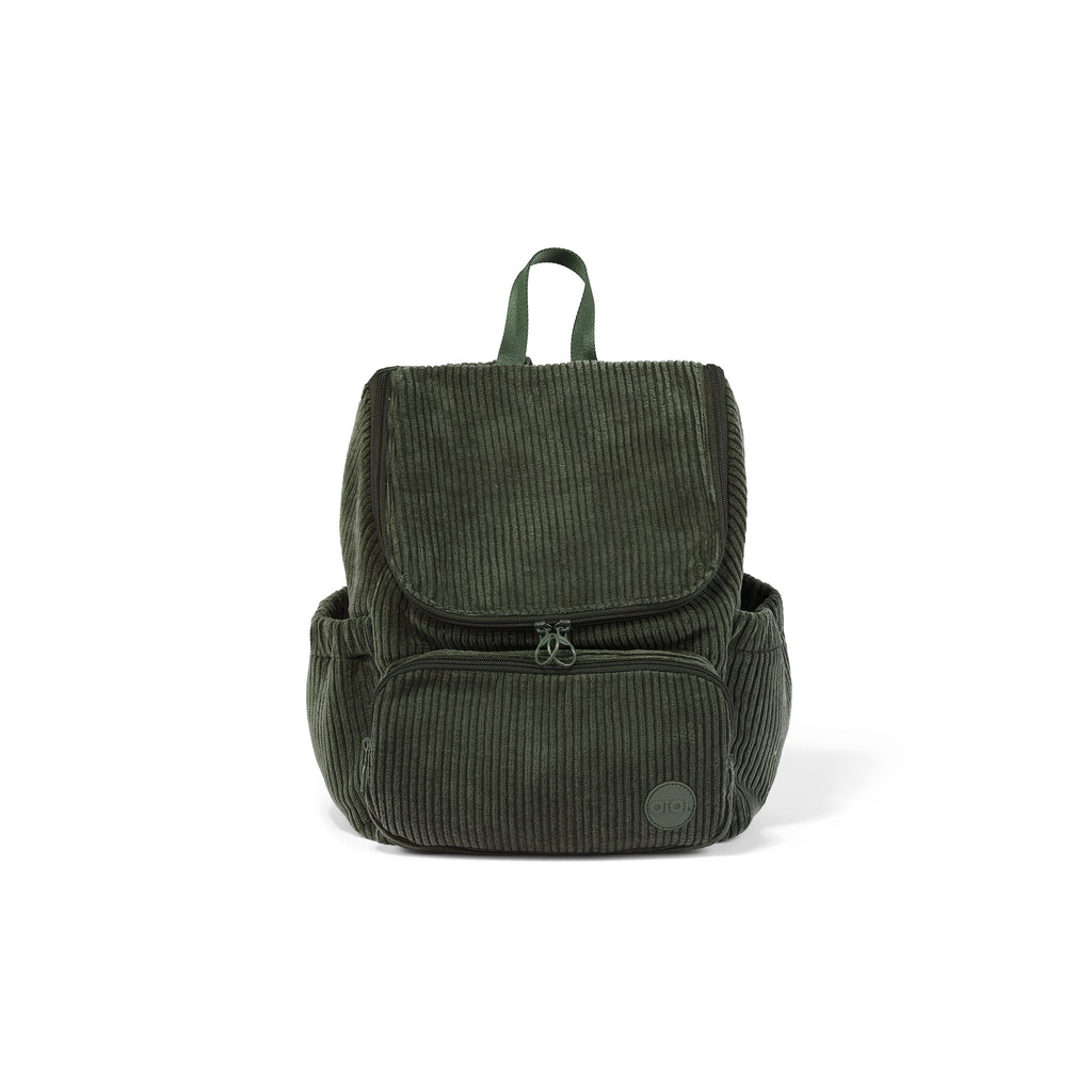 Signature Kids Backpack - Moss Green Corduroy OiOi
